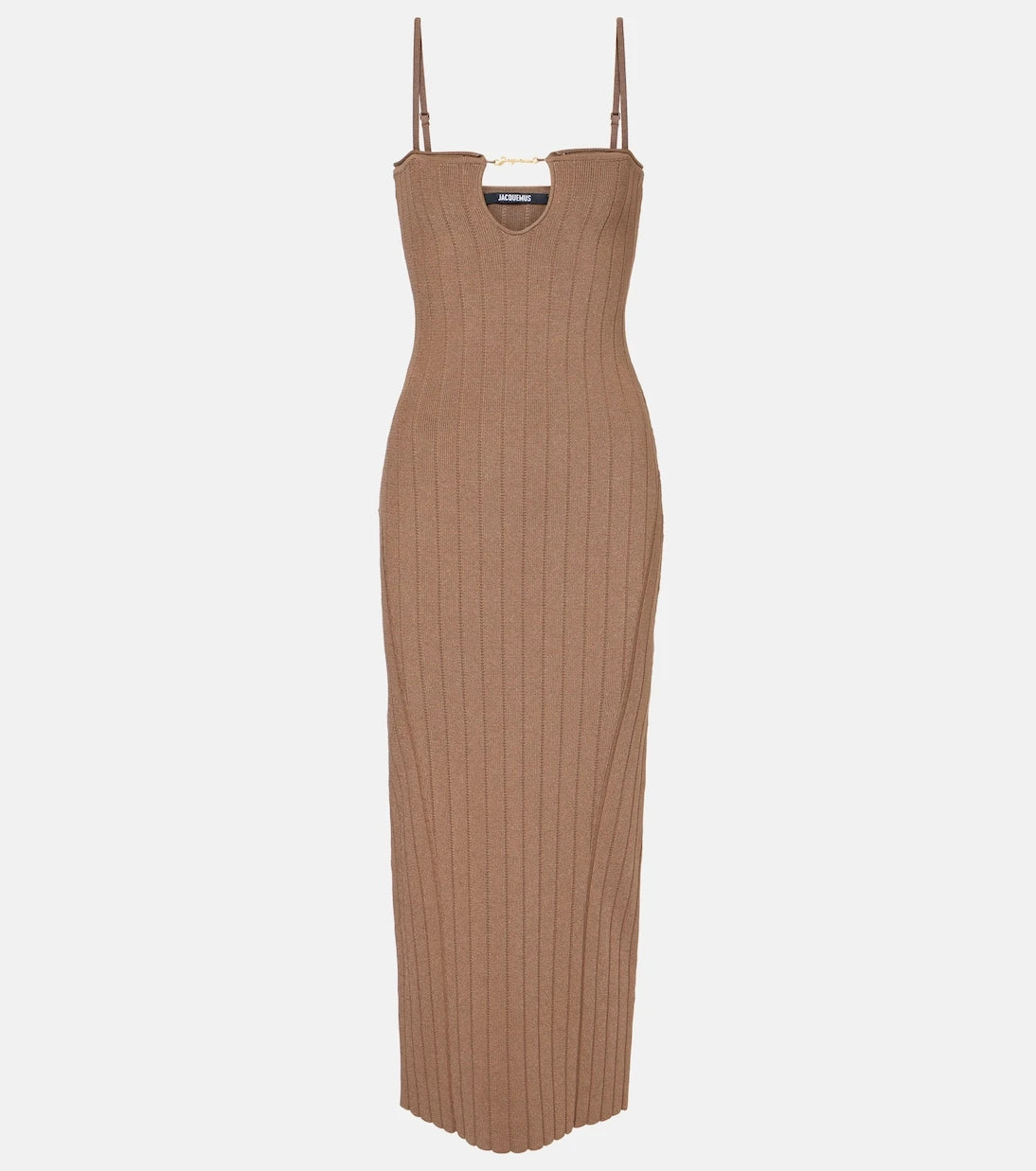 Jacquemus - Sierra ribbed-knit midi dress