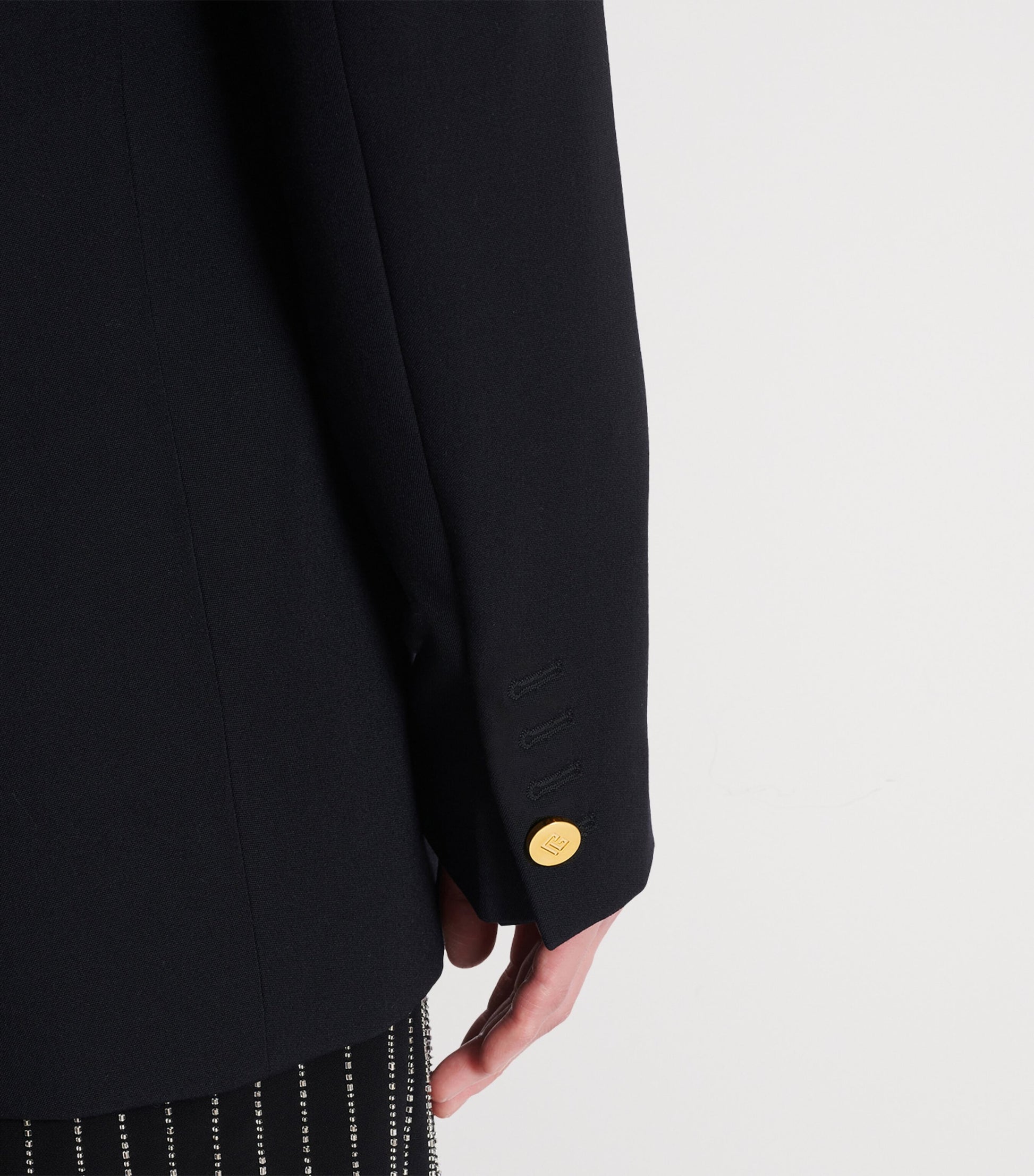 Balmain Black Wool Blazer