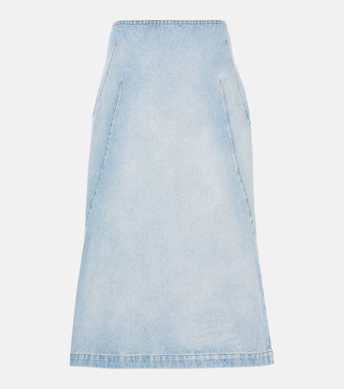 Dries Van Noten - Denim midi skirt
