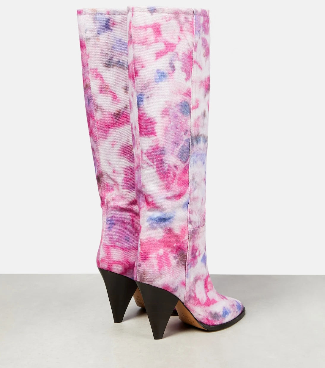 Isabel Marant - Ririo printed leather knee-high boots
