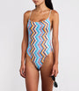 Missoni Multi Classic Zigzag Scoop-Back Swimsuit