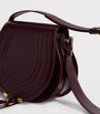 Chloé Red Small Leather Marcie Saddle Bag