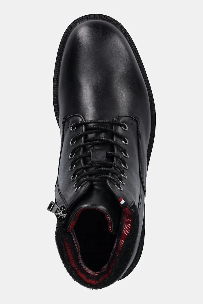 Tommy Hilfiger CLEATED HILFIGER W LTH BOOT Deri Trekking Bot