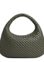 Bottega Veneta Small Leather Intrecciato Veneta Shoulder Bag