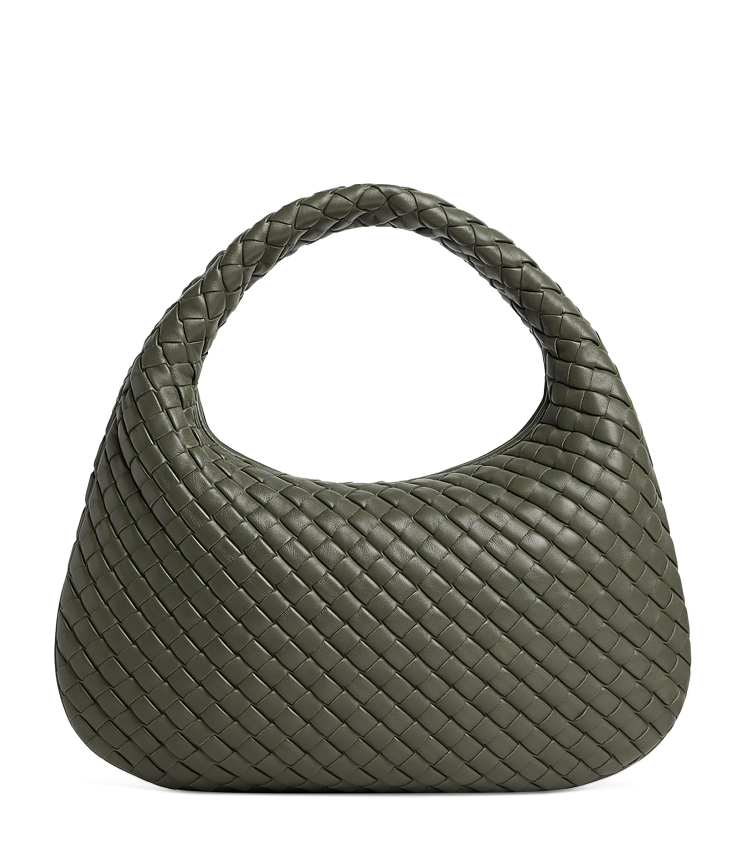 Bottega Veneta Small Leather Intrecciato Veneta Shoulder Bag