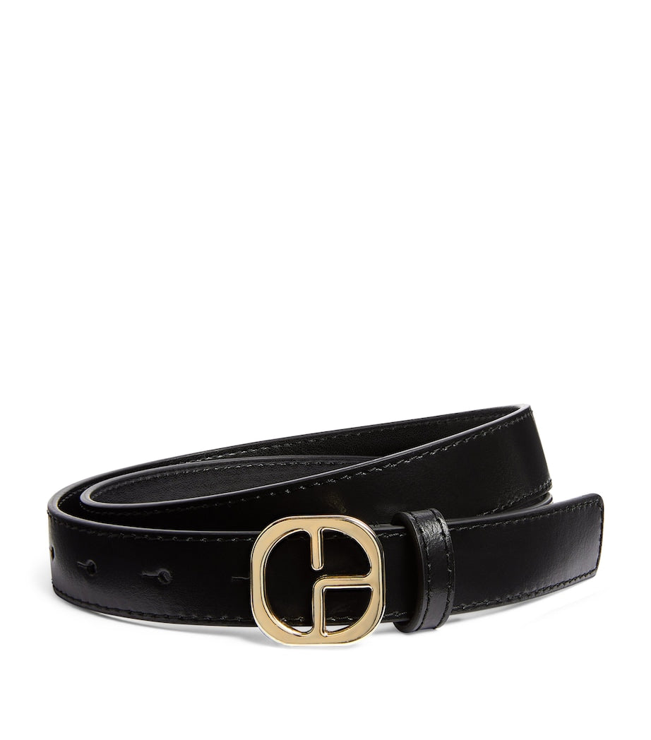 Claudie Pierlot Black Leather Belt