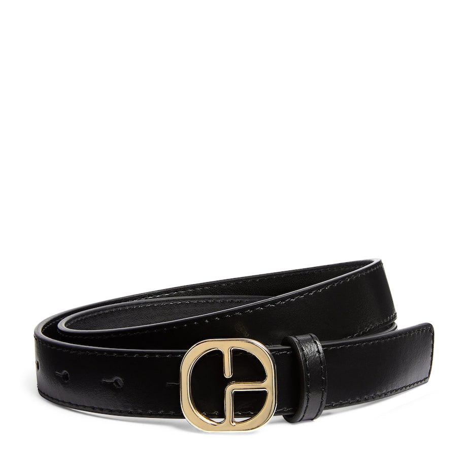 Claudie Pierlot Black Leather Belt