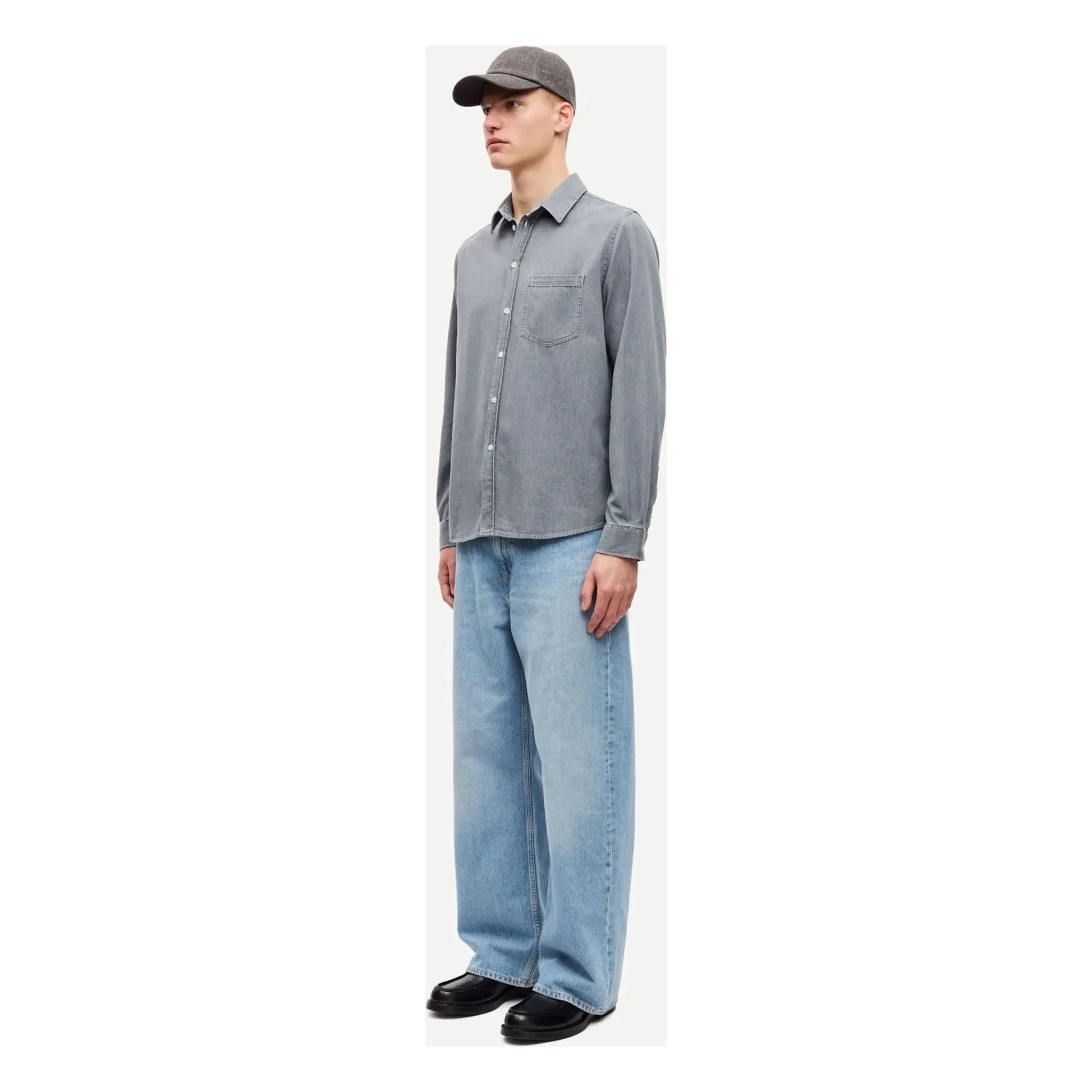Samsoe Samsoe - Shirt Saryan P 15248 Organic cotton | Light Blue