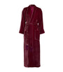 Velvet Silk-Lined Robe MAUVE