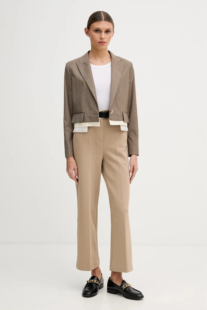 Sisley tek düğmeli kadın blazer ceket