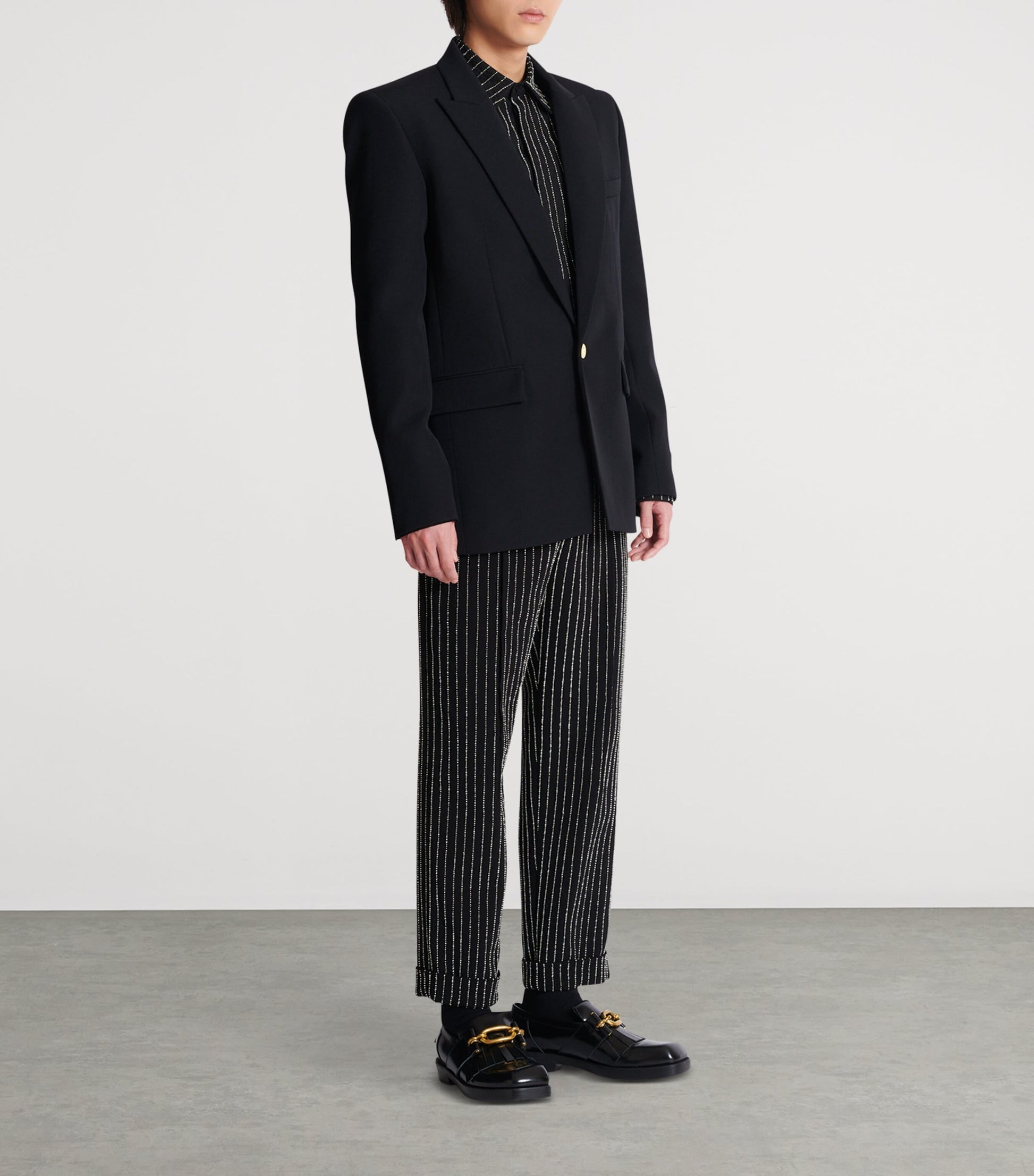 Balmain Black Wool Blazer