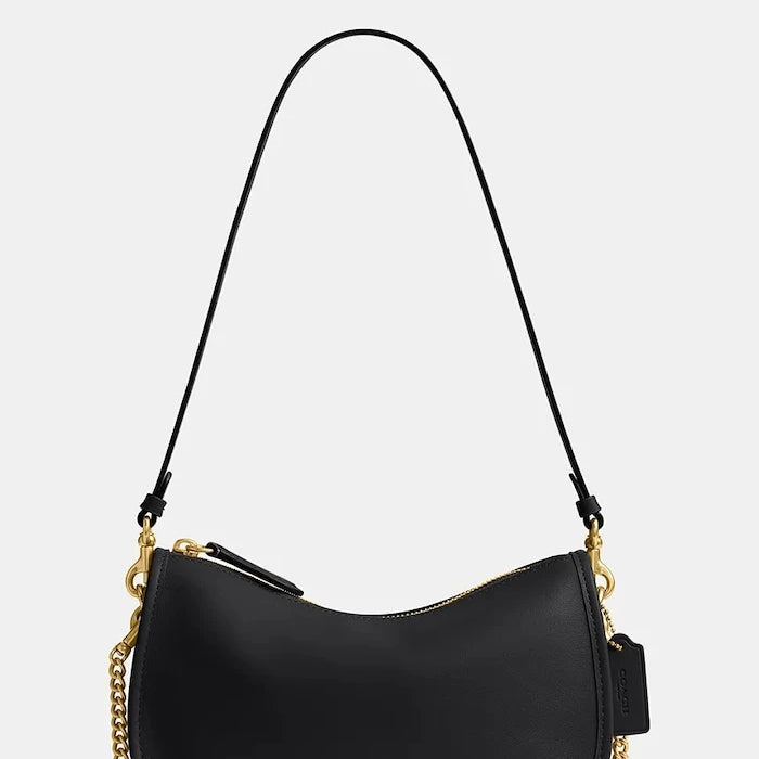 Coach чанта дамска от кожа Waverly