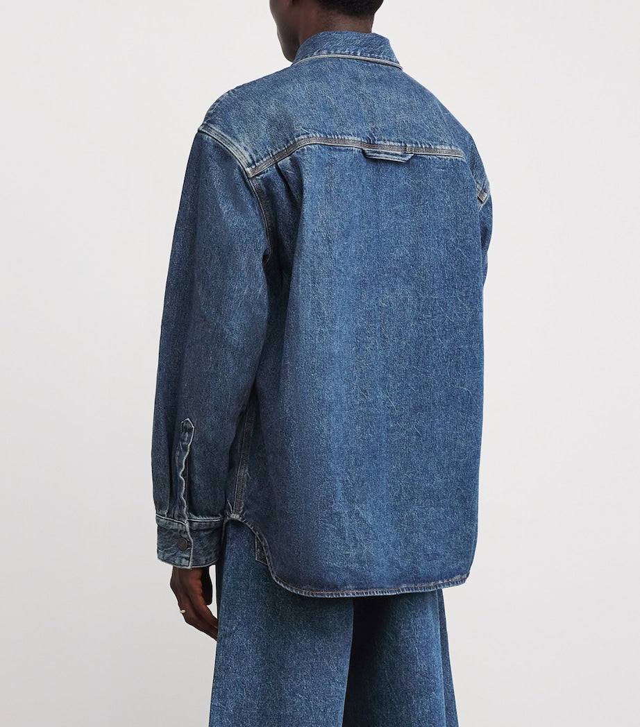 Navy Oversized Atticus Denim Shirt