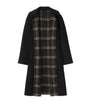 Burberry Wool Reversible Hooded Wrap Coat