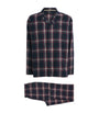 Cotton-Blend Check Pyjama Set