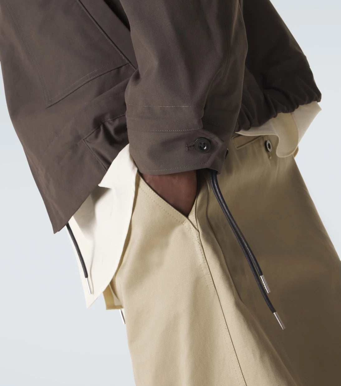 Sacai - Zip-up technical jacket