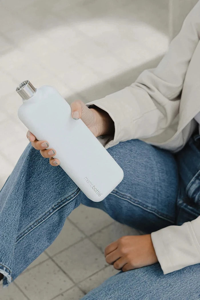 Бутилка за вода Memobottle Stainless Steel Slim 600 ml