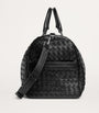 Large Leather Intrecciato Duffle Bag