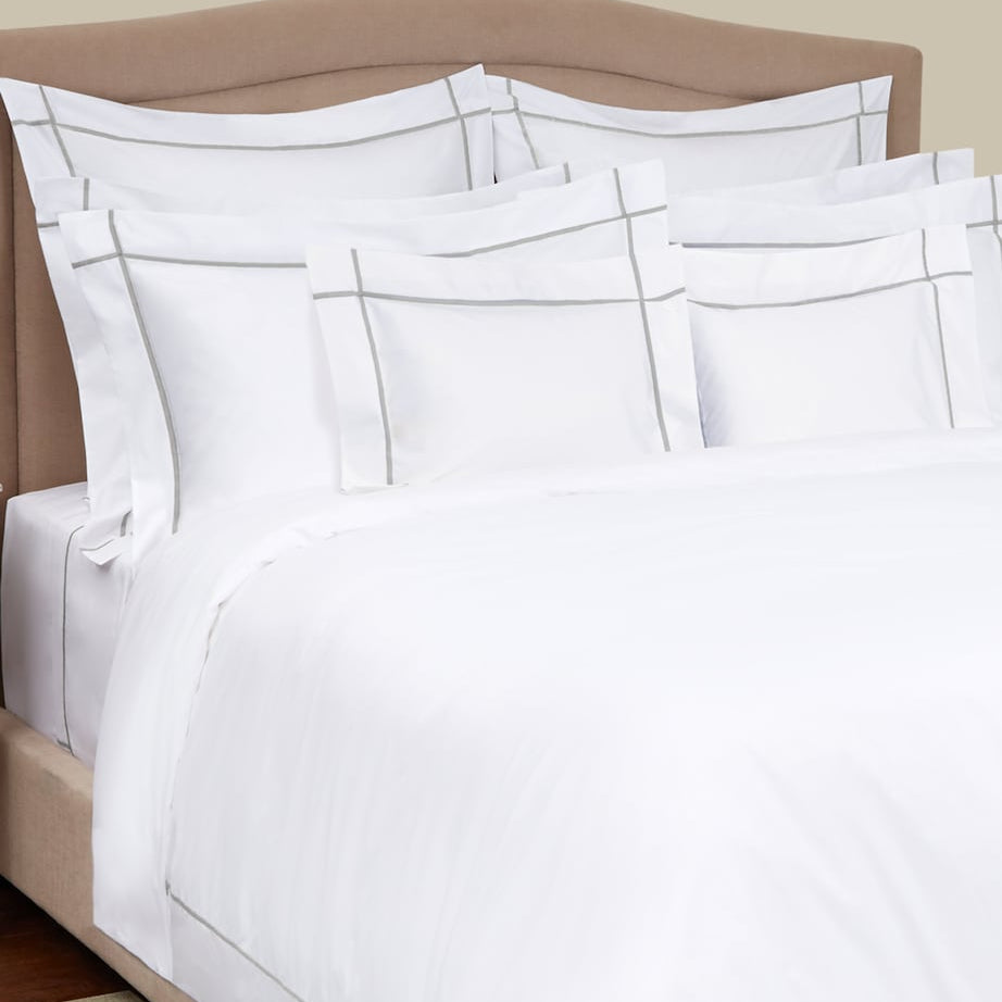 Athena Platine Square Pillowcase (65cm x 65cm)