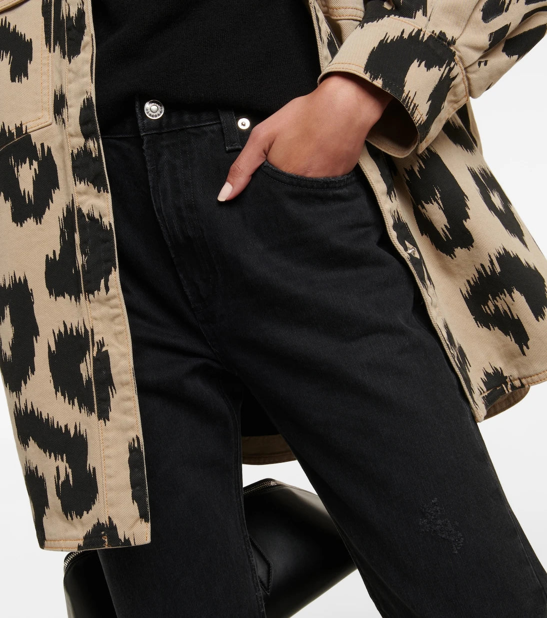 Agolde - Cherie high-rise straight jeans