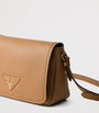 Brown Leather Cross-Body Bag