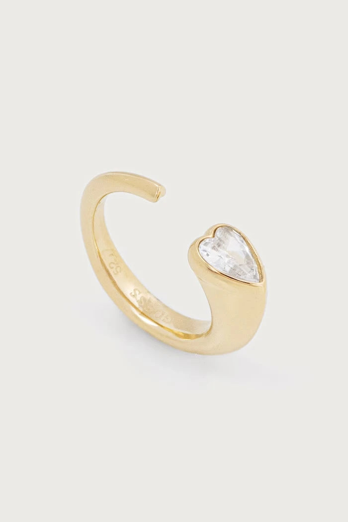 CRYSTAL LOVE Paslanmaz Çelik Kadın Yüzük