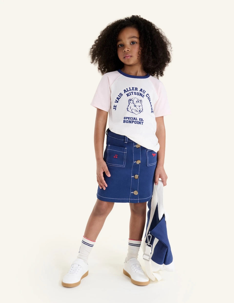 Bonpoint - x Maison Kitsuné Lane canvas tote bag