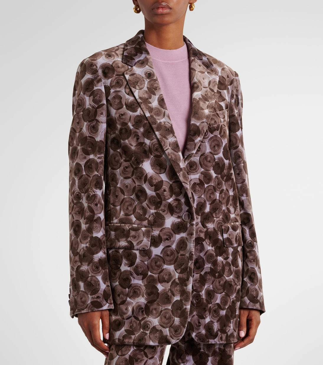 Dries Van Noten - Printed cotton-blend blazer