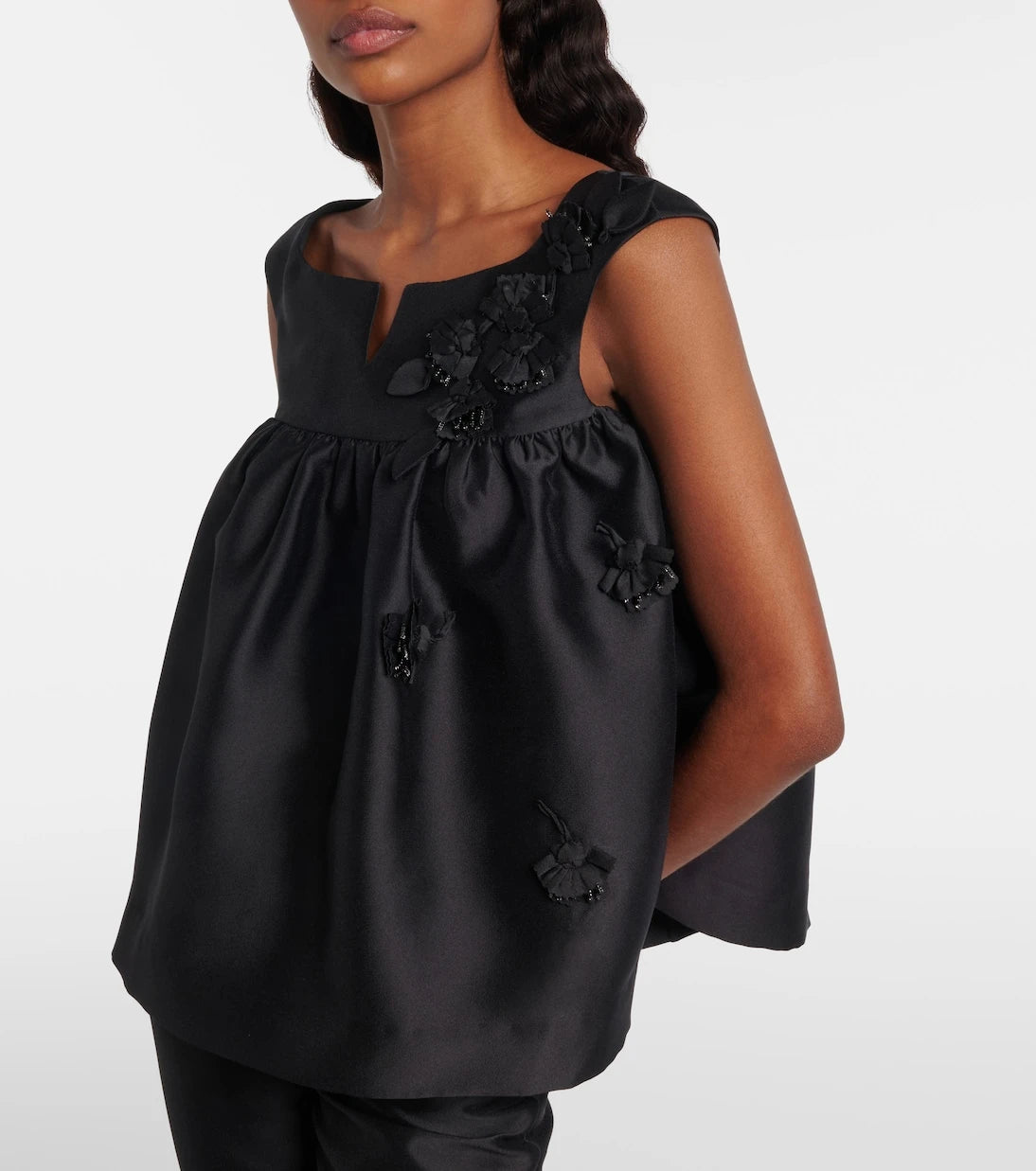 Shushu/Tong - Floral-appliqué top