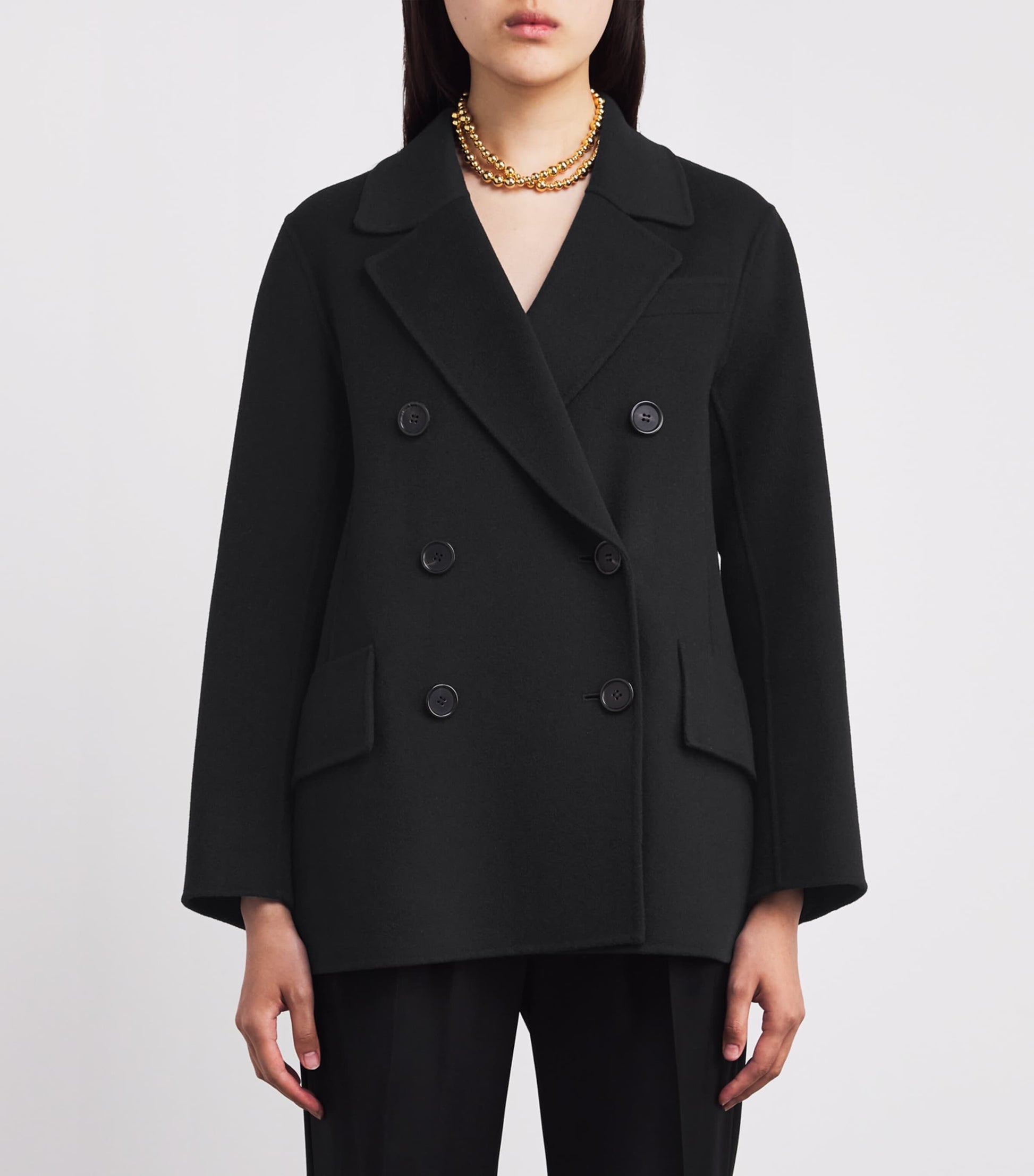 Wool Double-Breasted Jacket