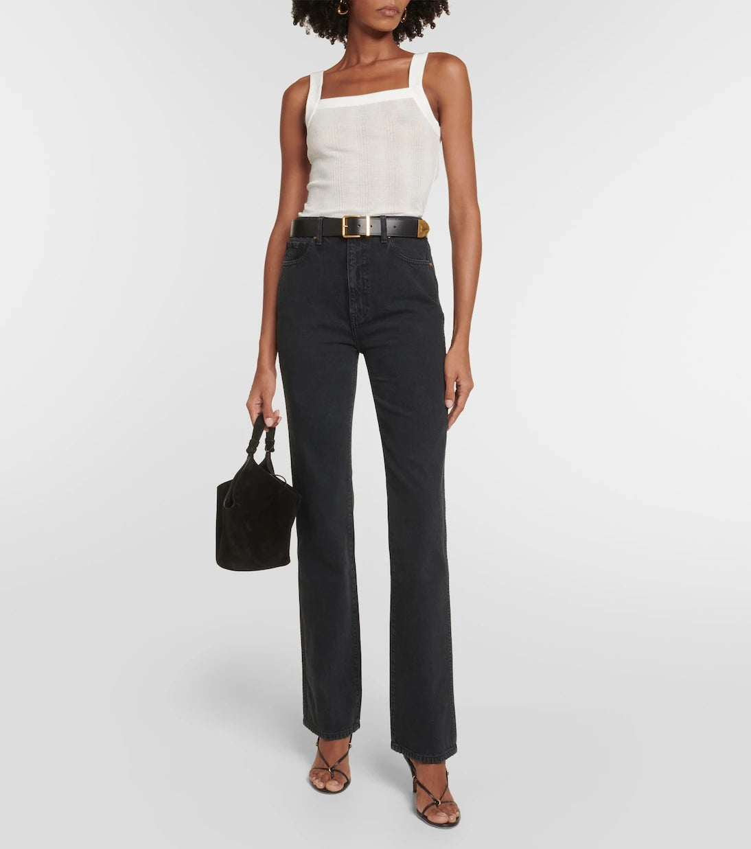 Khaite - Danielle high-rise straight jeans