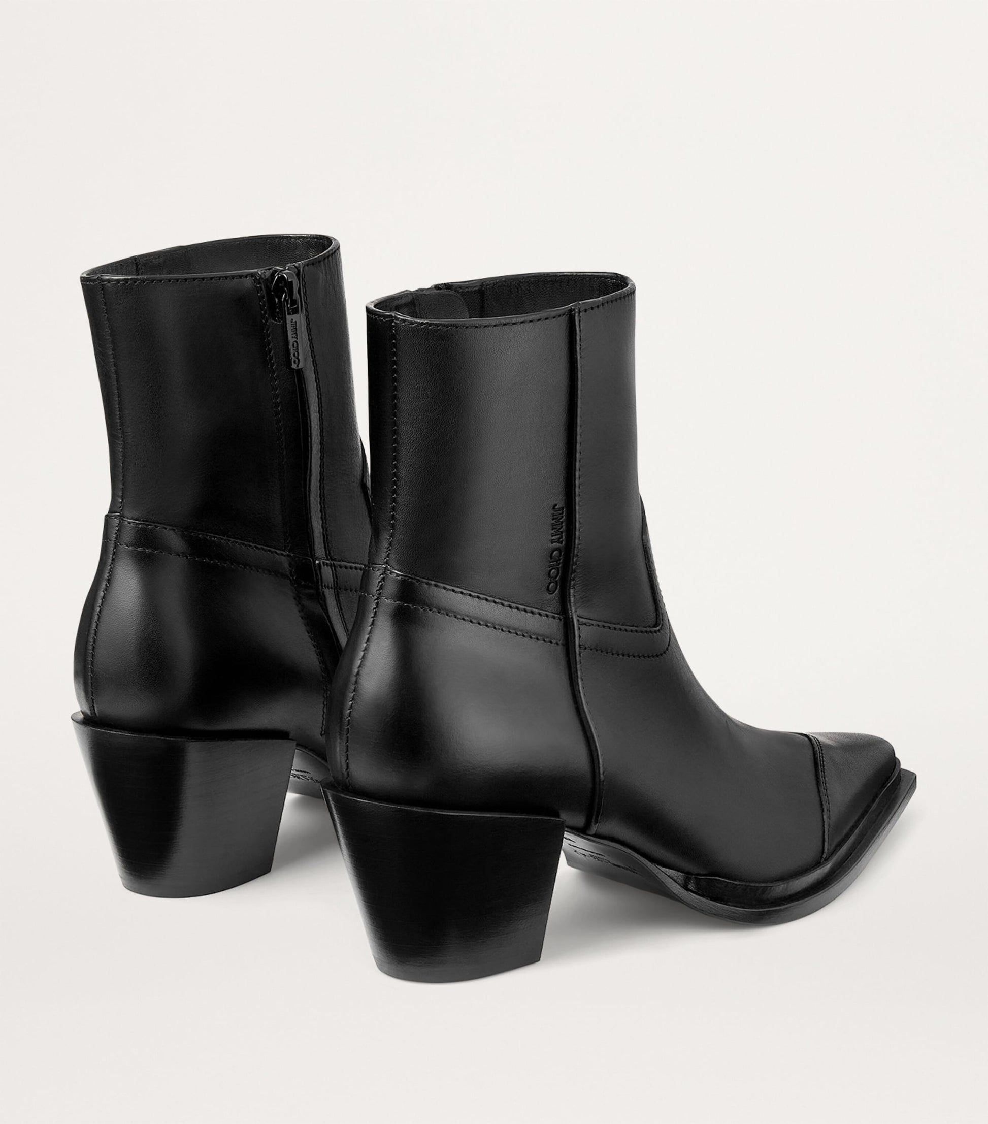 Black Cece 60 Leather Ankle Boots