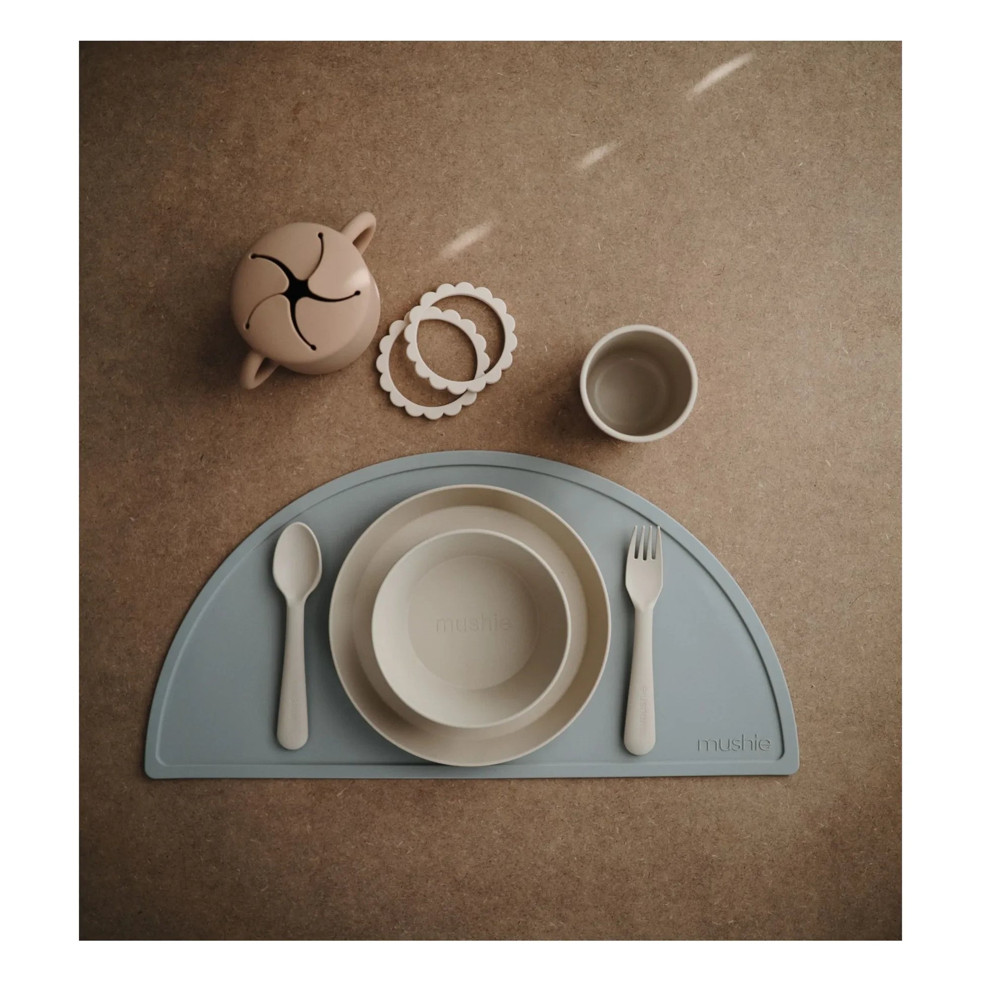 Mushie - Bowls - Set of 2 | Vanilla