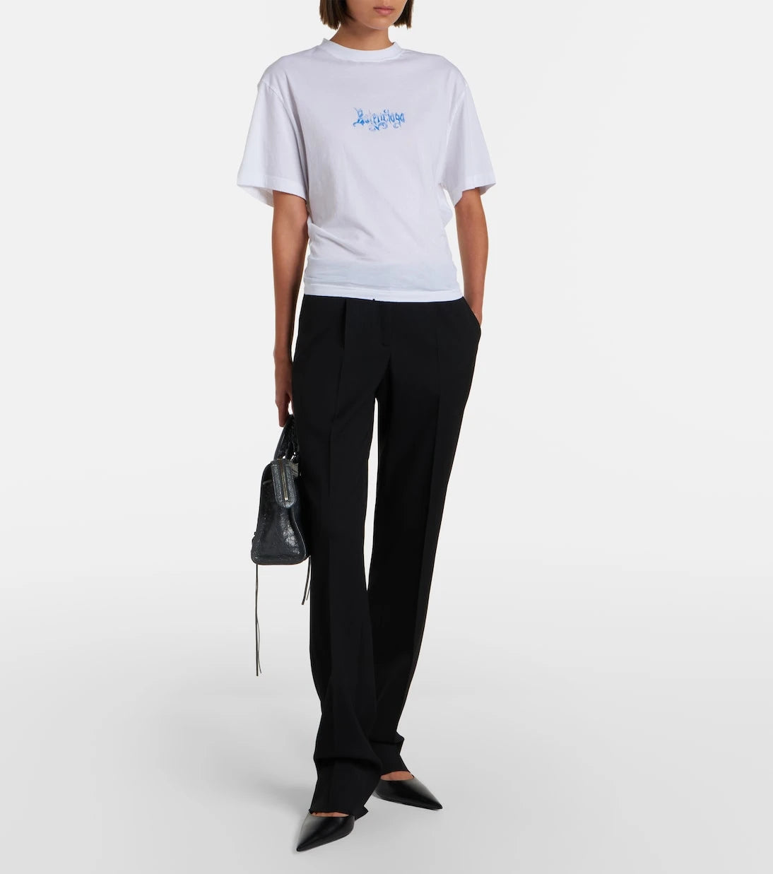 Balenciaga - Le City leather tote bag