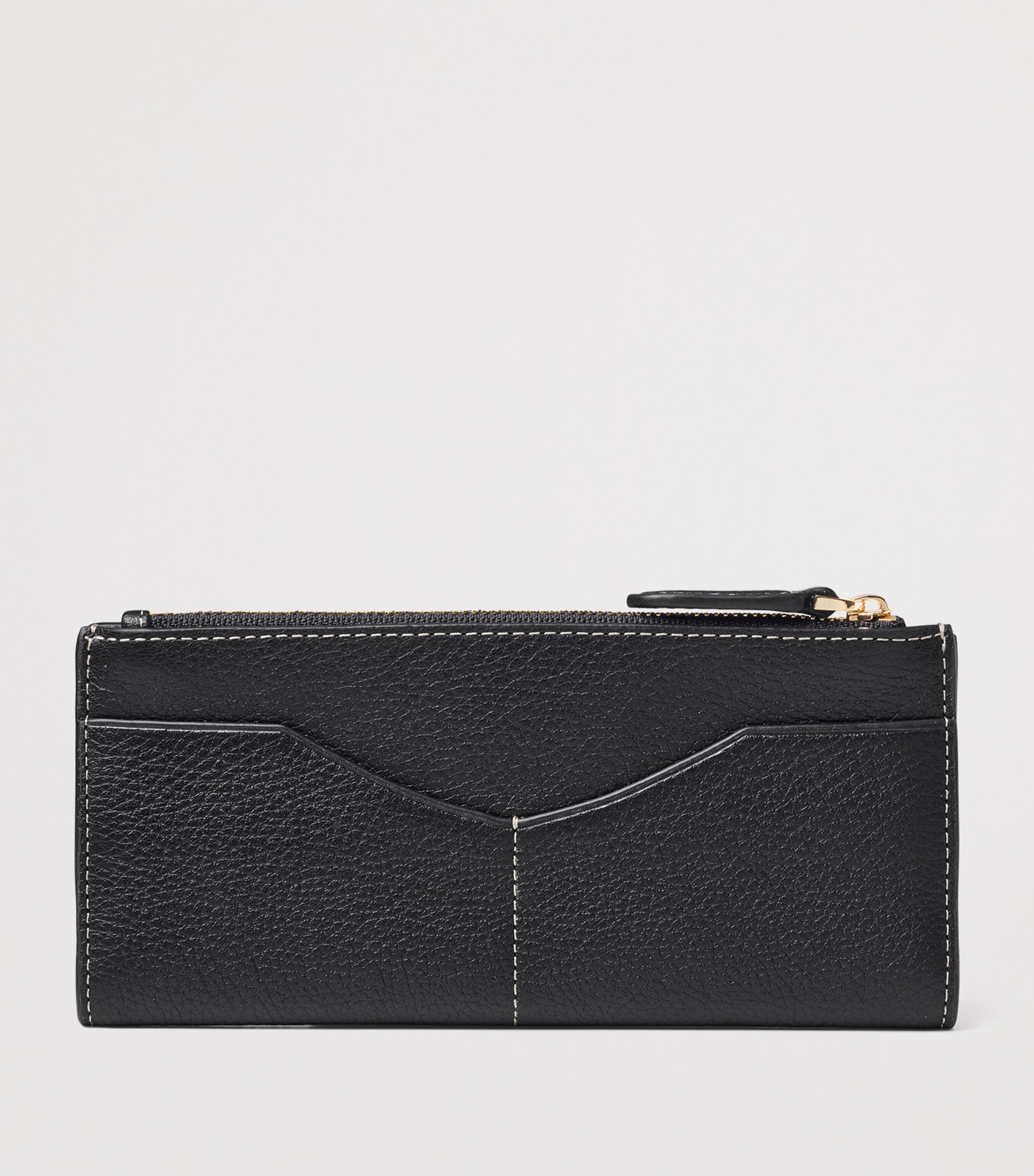 Black Large Leather Hudson Purse