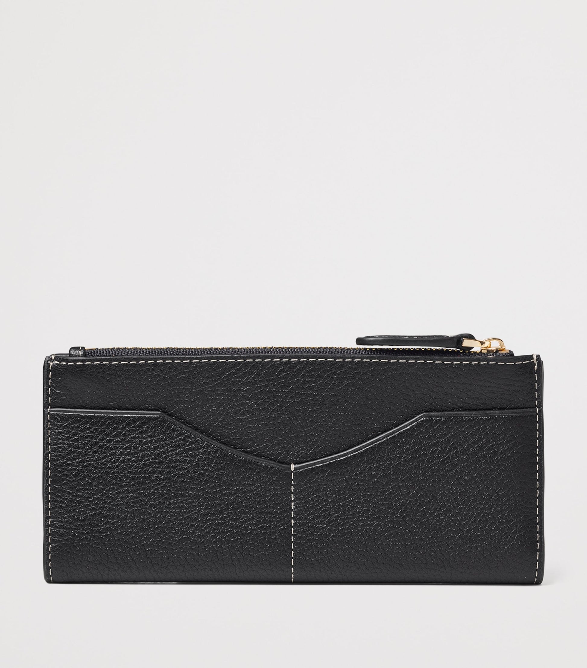 Black Large Leather Hudson Purse