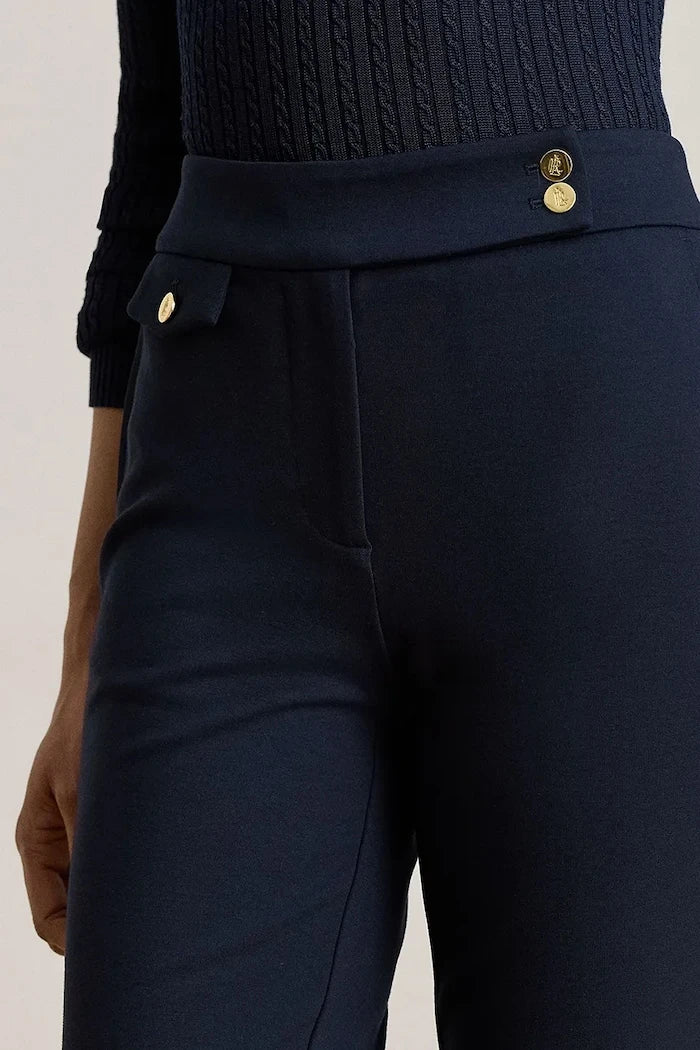 Lauren Ralph Lauren kadın slim fit viskon pantolon
