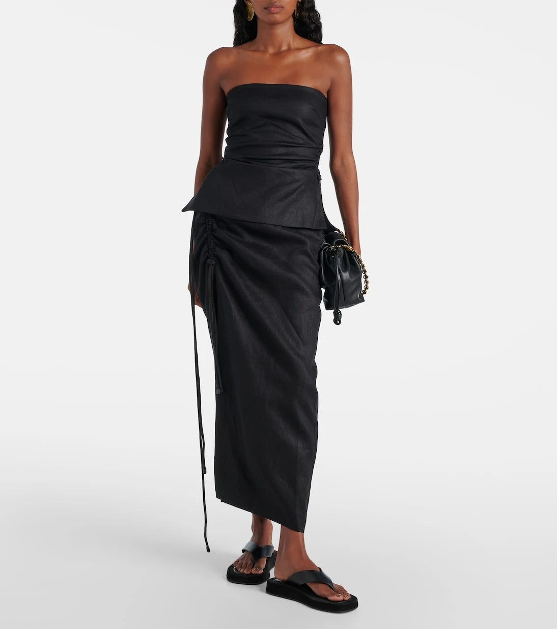 SIR - Josefina strapless linen top