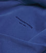 Alexander Wang Blue Cotton Logo Cropped Hoodie