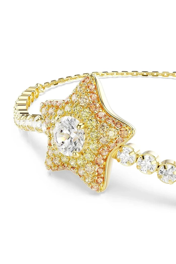 Swarovski kadın altın kaplama zirkon bileklik SUBLIMA