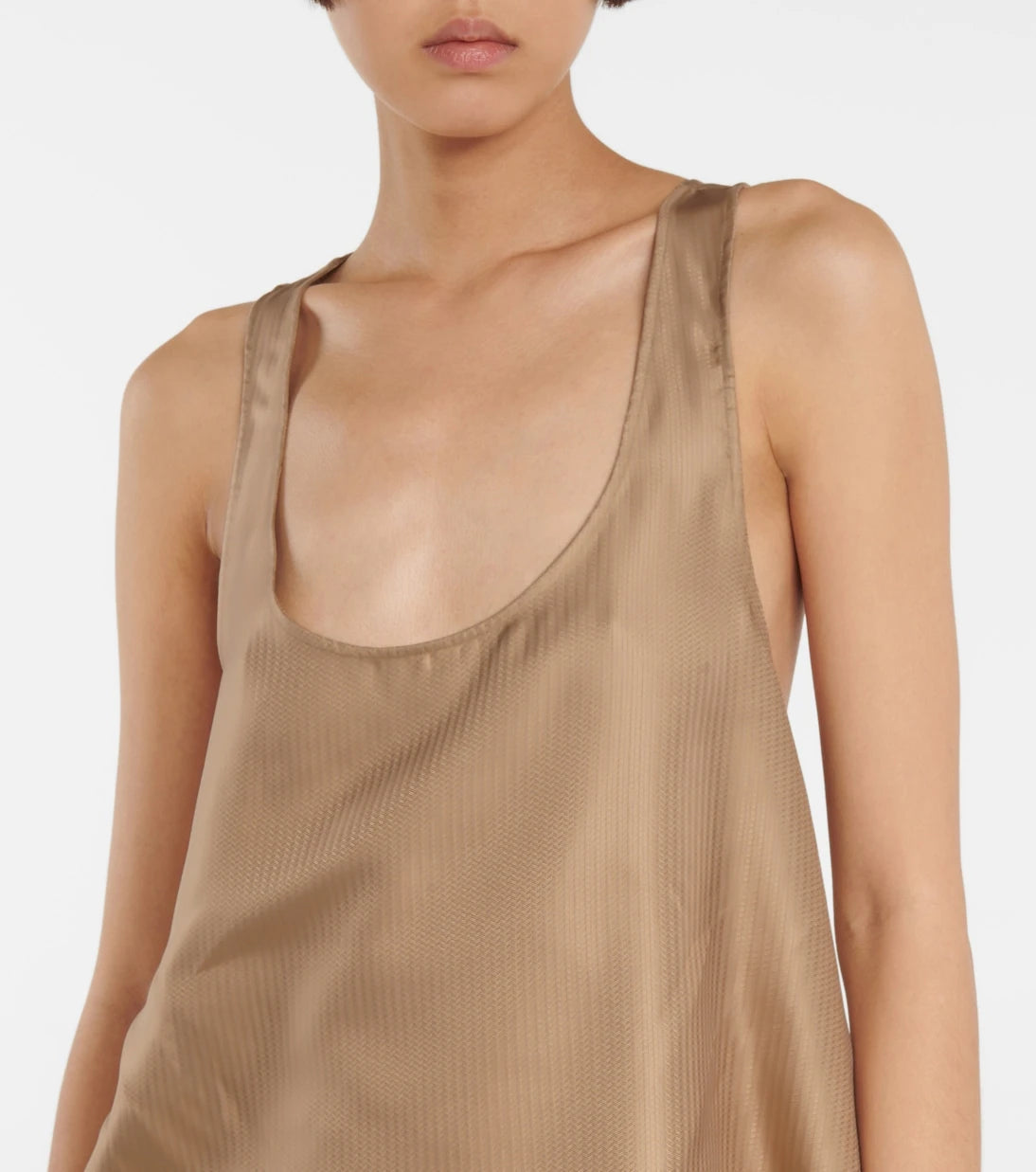 Gabriela Hearst - Jeff silk herringbone tank top