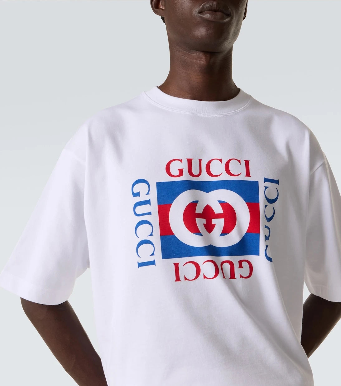 Gucci - Interlocking G cotton jersey T-shirt