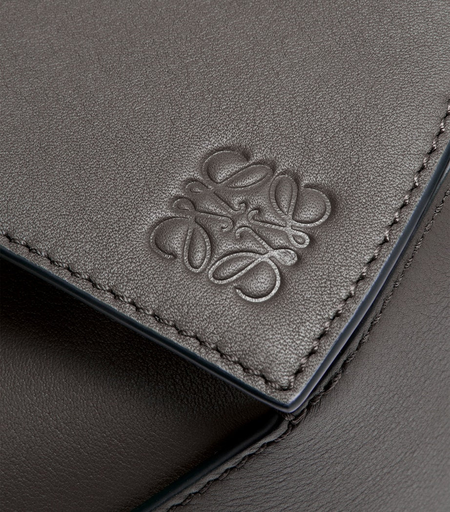 Small Leather Puzzle Belt Bag