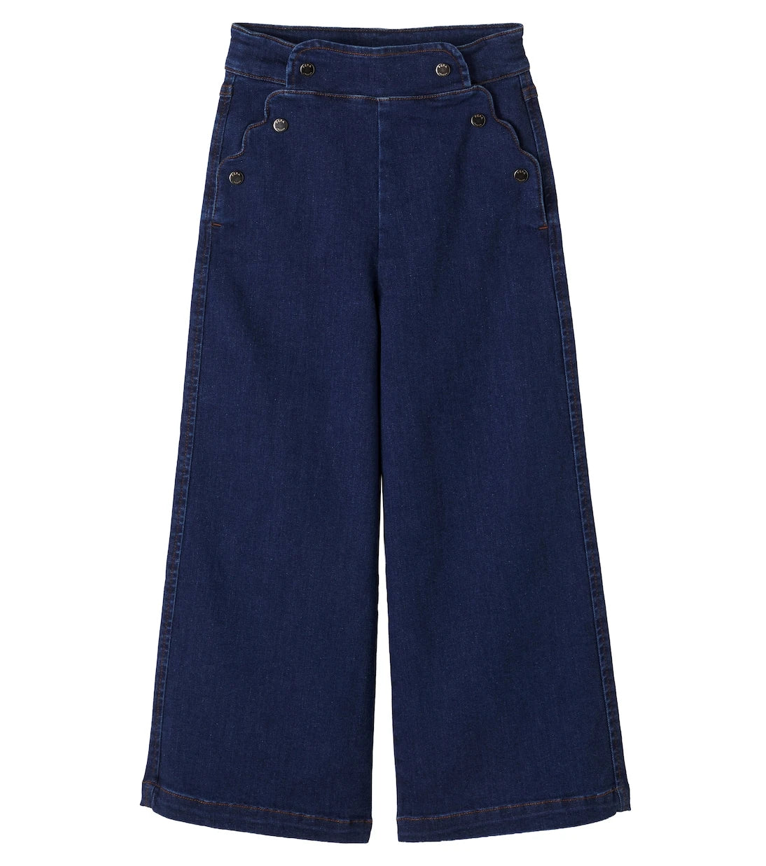 Pepa London - Scalloped wide-leg jeans
