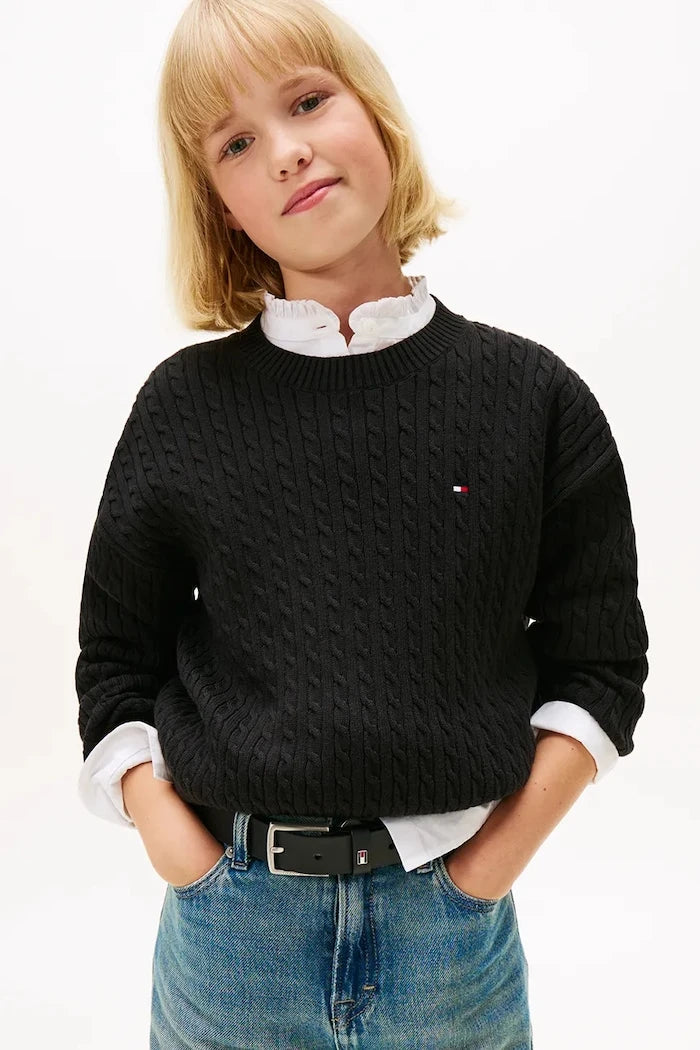 Детски памучен пуловер Tommy Hilfiger