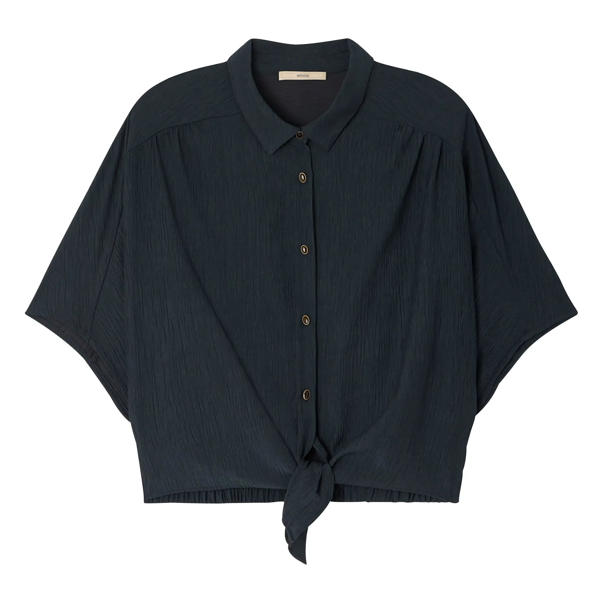 Sessùn - Alfassa blouse | Charcoal grey