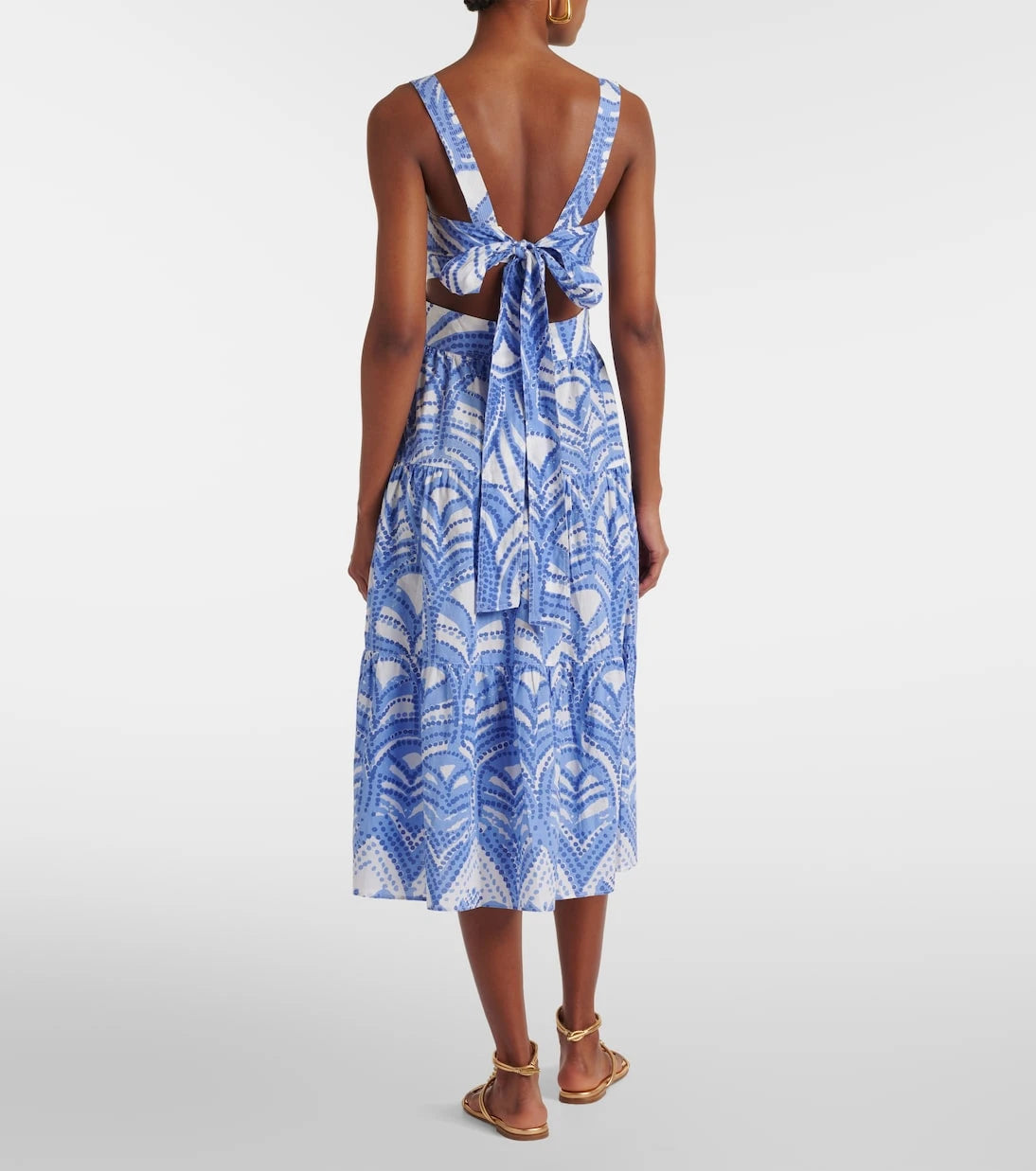 Poupette St Barth - Coco printed cotton midi dress