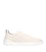 Zegna Leather Triple Stitch SECONDSKIN Sneakers