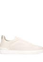 Zegna Leather Triple Stitch SECONDSKIN Sneakers