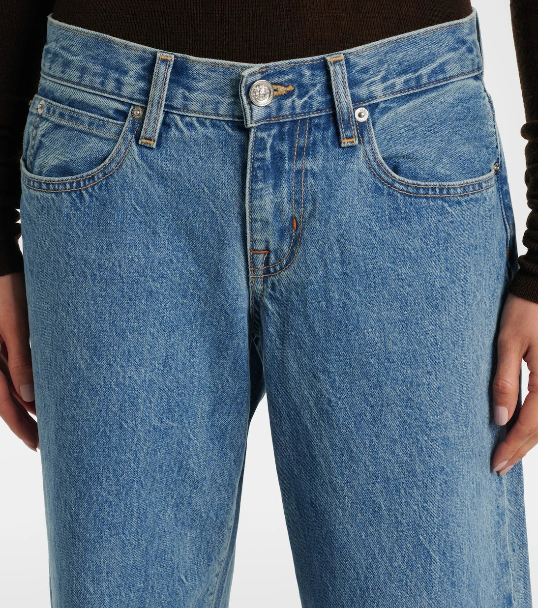 Slvrlake - Lexi low-rise wide-leg jeans